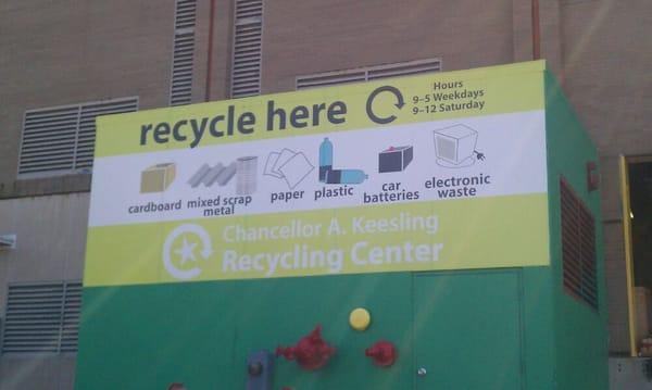 Recycle all of your household recycling here!