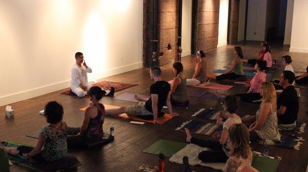 Meditation workshop at Steamtown Yoga