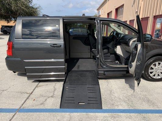 Come check out this beautiful 2011 Chrysler Town and Country Braun Wheelchair van. Rent me or Buy me!