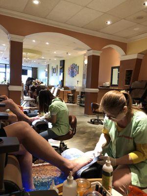 Yes, it's pedi time!