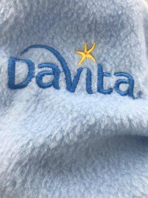 Special DaVita blanket. Yeah!