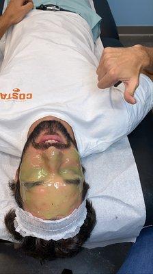 CBD JellyMask part of the CBD Oxygen Facial