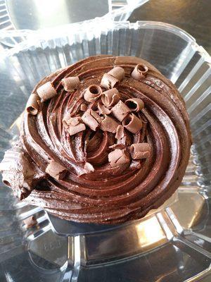 Triple chocolate cupcake