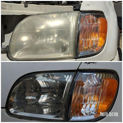 Professional headlight Restoration. 100 % mobile. We come to you!