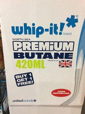 Get 2 Premium Whip-it 420 ML Butane cans for $7.52 out the door!