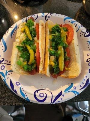 Chicago style dog. Classic.