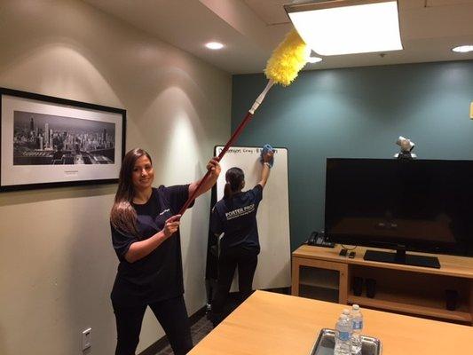 Fixture Cleaning and White Board Erasing