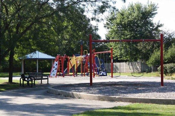 Picnic gazebo & playground for ages 2-12