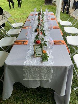 Party rental items