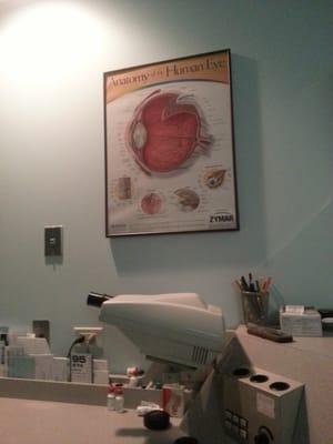 Typical eye poster in every eye docs office