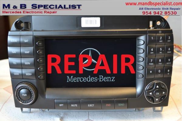 Mercedes Command Unit Repair