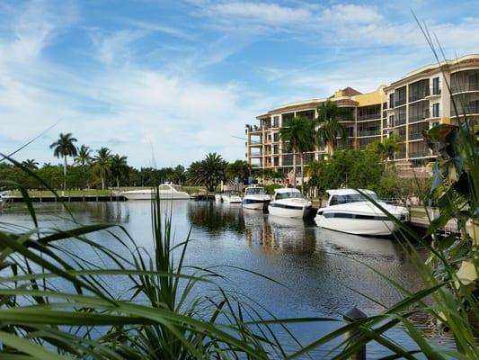 Just one of the many locations where you can own a spacious condo and have your boat docked at the marina or keep it in stora...