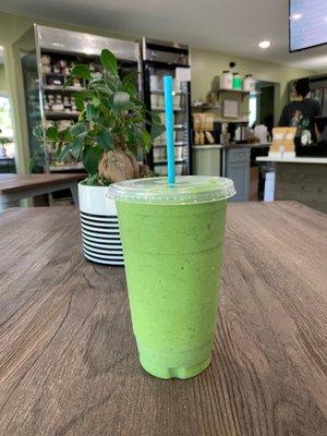 Finally took some "me" time & treated myself to a delicious"Kale Yeah smoothie!" Super-friendly staff, & atmosphere!