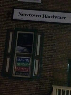 The back entrance to newtown hardware