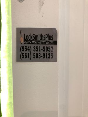 Lock Smith's plus Vandalizing Boca Raton store fronts with Gorilla marketing techniques