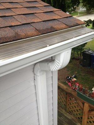 Seamless aluminum, gutters and downspouts with aluminum gutter covers