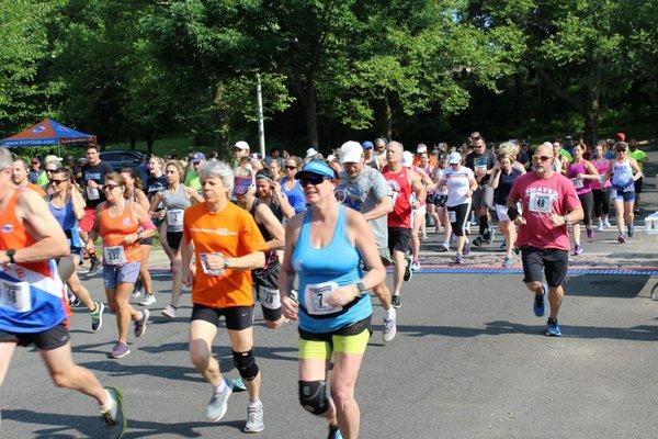 Local runners raise funds to support Delta programs through the annual Run the Gates event.