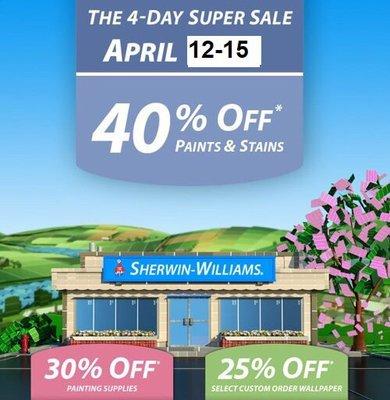 Super Sale Event April 12-15