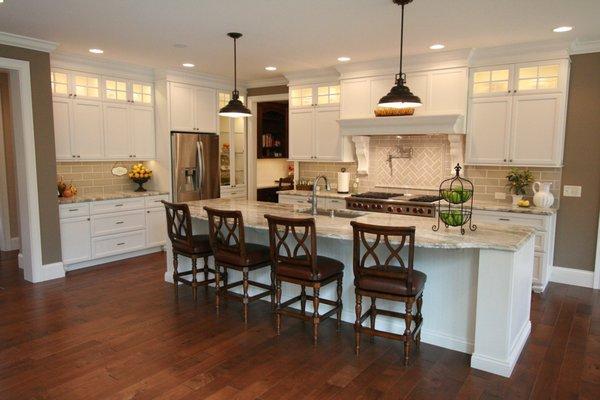 Custom kitchen in a new home in Loveland