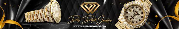 Long Drip Depot Jewelers Banner