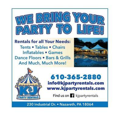 K&J Party Rentals