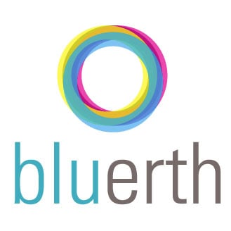 logo for bluerth graphic and web design