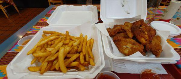 Catfish and fries