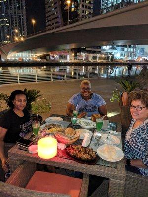 First night dinner in Dubai