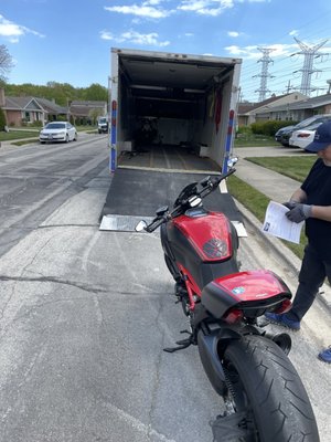 My bike picked up 4 weeks after ETA