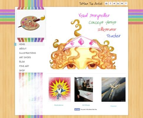 web design for local artist