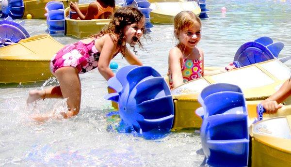 Our youngest campers have a ball in their own shallow pool!