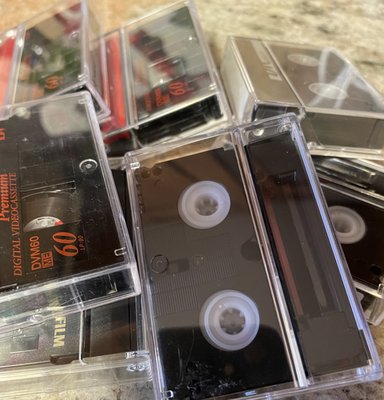 DV Tapes sent to EcoScan for digital conversion