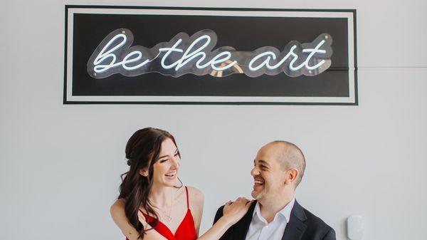 These two got married at the Rusty Pelican in Tampa, Florida