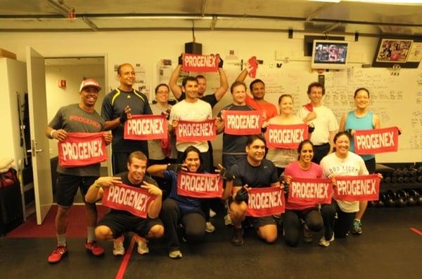 CrossFit Tuff Luv - Team Workout Night, Thanks to our Friend Anthony at Progenex for the sample post workout drinks!!