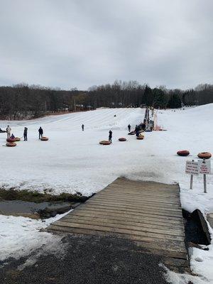 Tubing area (bottom)