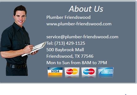 Plumber Friendswood TX