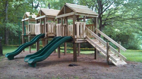 Playset for subdivision