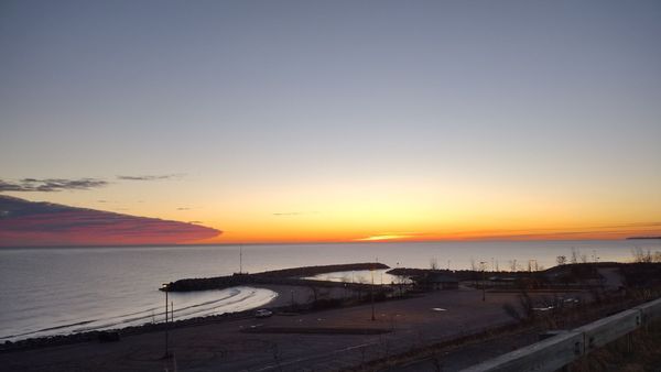 sunrise on the greatest lake