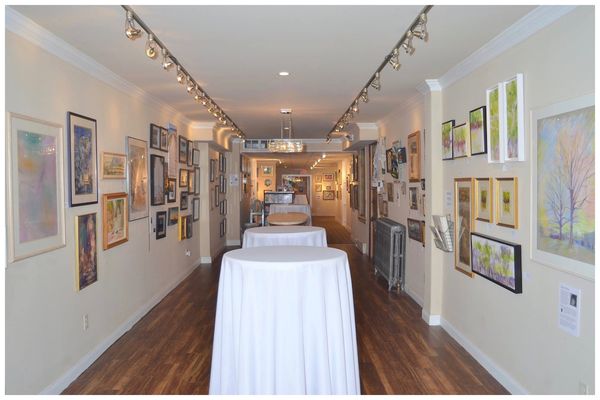 One of many ever-changing resident artist exhibits at the Centre for the Arts. (Photo credit: Ernest Koch)