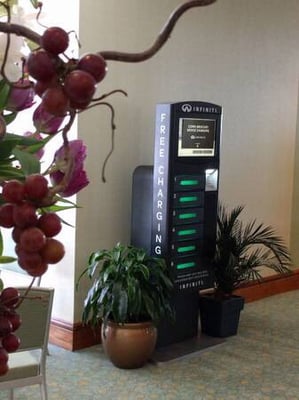 Free charging machine at Infiniti headquarters !