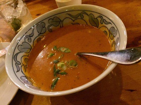 Tomato bisque. Perfect.