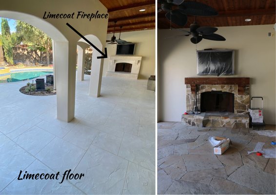 Limecoat your fireplace!