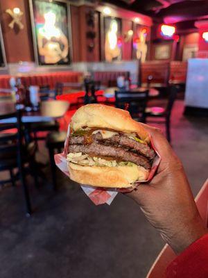 Retro Diner Burger