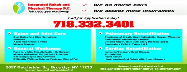 Integrated Rehab and  Physical Therapy P.C.