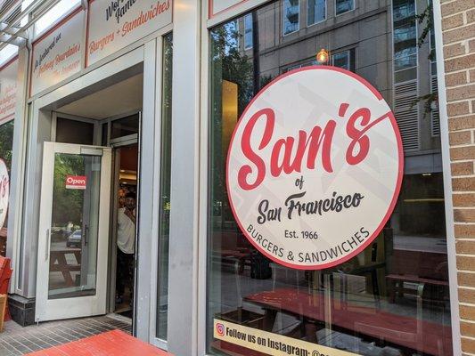 Sam's of San Francisco storefront on Crescent Ave NE.