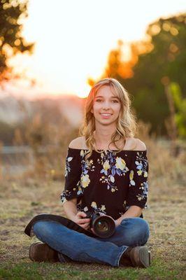 Girl with her camera