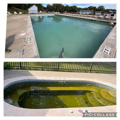 Pool and hot tub