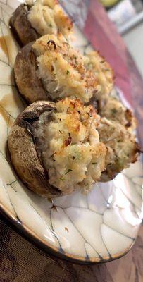 Their homemade crab stuffed mushrooms