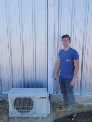 Another awesome Ductless heat pump installation!!!!