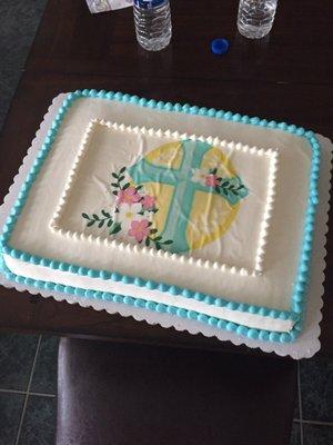 Baptism cake